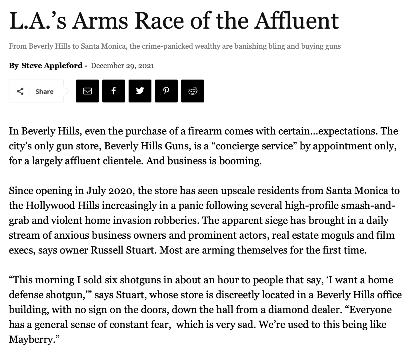 Concierge Concealed Carry Is A Thing.